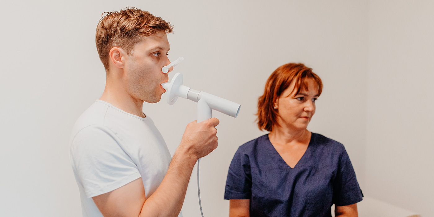 Spirometrie (Lungenfunktionsmessung)